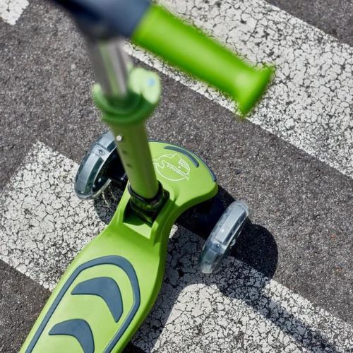 HUMBAKA Mini T scuter cu trei roți pentru copii verde HBK-S6T