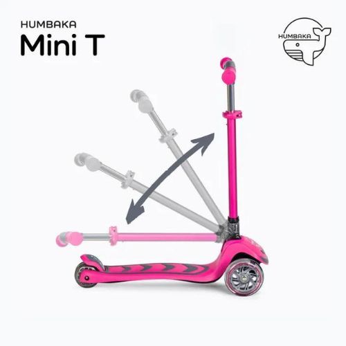 HUMBAKA Mini T tricicleta roz pentru copii HBK-S6T