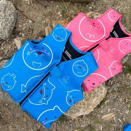 Vesta de asigurare AQUASTIC pentru copii roz HT-16879