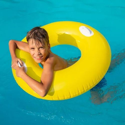 Roata de înot galbenă pentru copii AQUASTIC ASR-076Y