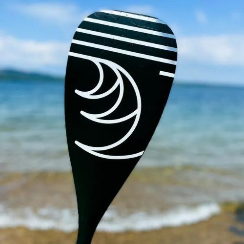 SUP 2 piese de vâslă AQUASTIC 170-220 cm negru AQS-SPD003