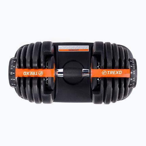 Halteră ajustabilă XTREXO 24 kg neagră ADT-24