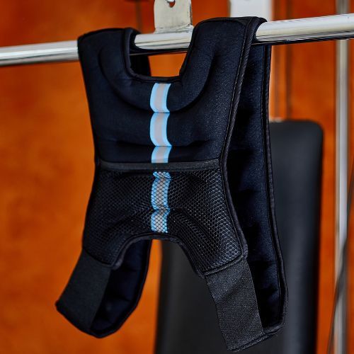 XTREXO veste de antrenament cu greutăți negru WV-05