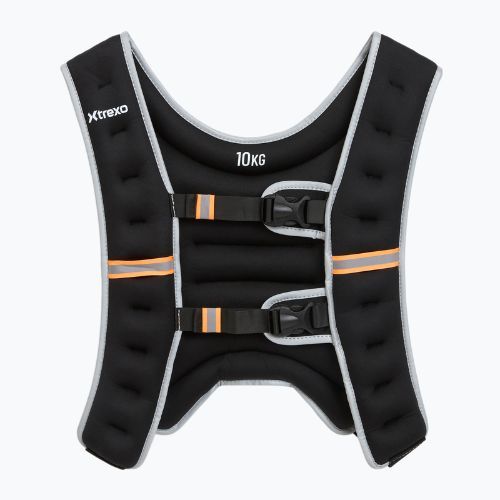 XTREXO gilet de antrenament cu greutăți negru WV-10