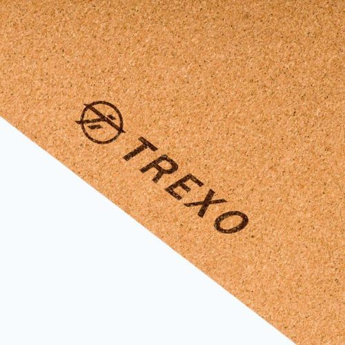 TREXO Yoga mat TPE plută 6 mm albastru YM-C01N