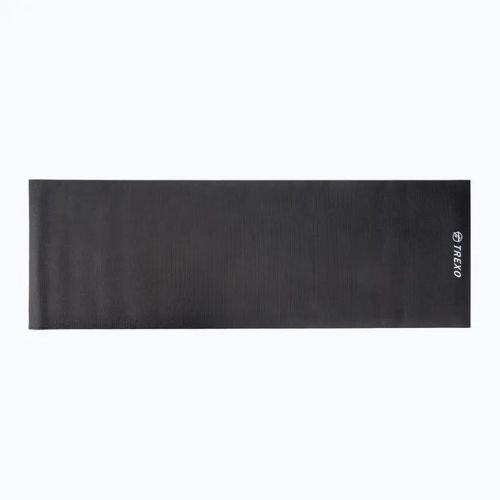 TREXO PVC 6 mm yoga mat negru YM-P01C