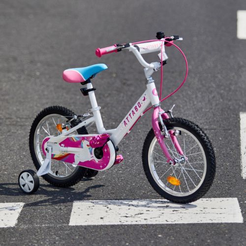 Bicicletă pentru copii ATTABO Junior 16 roz AKB-16B