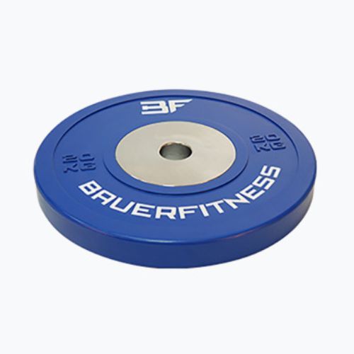 Set de greutăți olimpice Bauer Fitness Competition 2x 5, 10, 15, 20, 25kg colorate AC-166