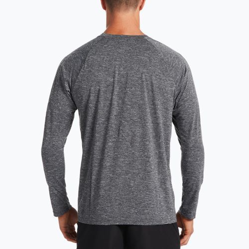 Bărbați de antrenament cu mânecă lungă Nike Heather negru NESSA590-001