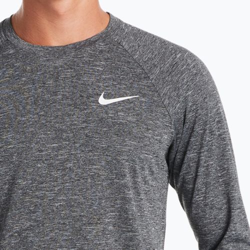 Bărbați de antrenament cu mânecă lungă Nike Heather negru NESSA590-001