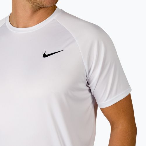 Tricou de antrenament Nike Essential pentru bărbați, alb NESSA586-100