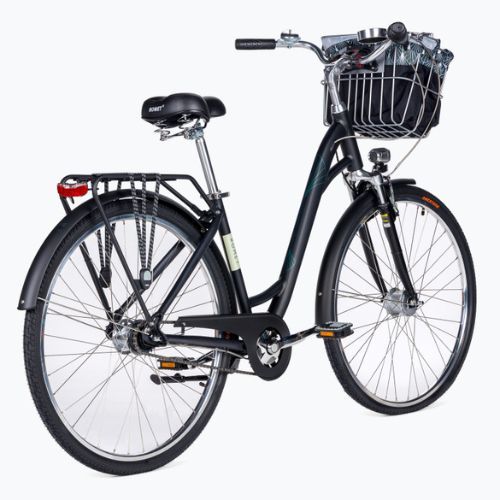 Bicicletă de oraș pentru femei Romet Art Deco Lux negru 2228549