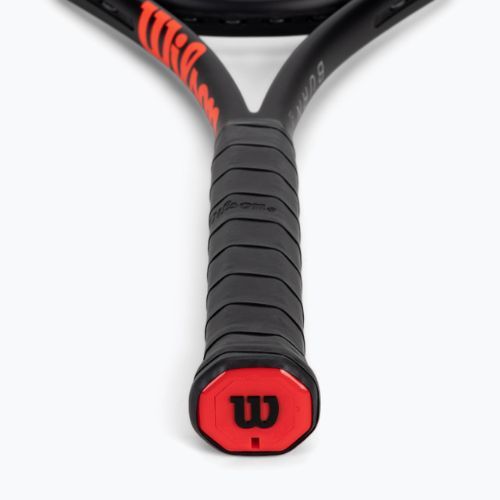 Rachetă de tenis Wilson Burn 100Ls V4.0 negru și portocaliu WR044910U