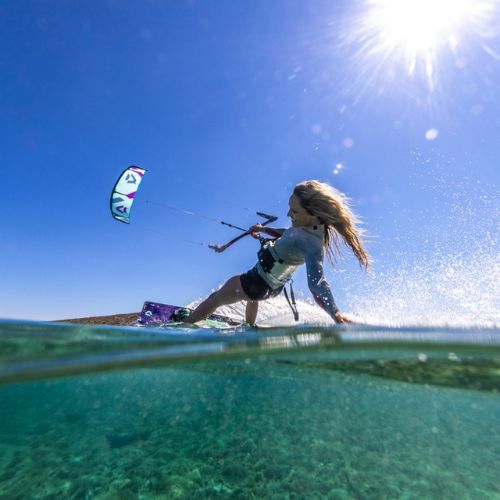 Kitesurfing zmeu DUOTONE Evo SLS 2022 albastru 44220-3013