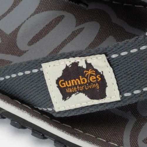 Gumbies Islander flip flops gri