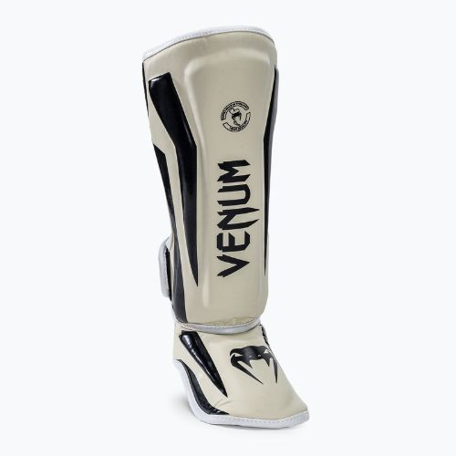 Venum Elite Elite Standup Shinguards negru și alb VENUM-1394