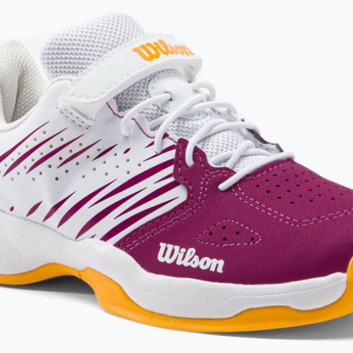 Pantofi de tenis pentru copii Wilson Kaos K 2.0 alb și roz WRS329190