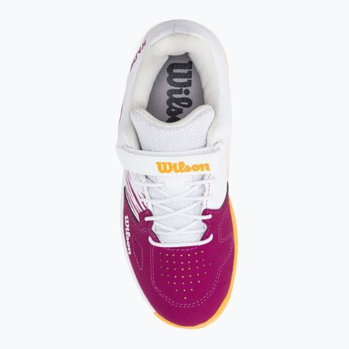 Pantofi de tenis pentru copii Wilson Kaos K 2.0 alb și roz WRS329190