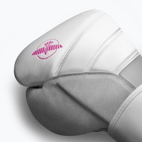 Hayabusa T3 mănuși de box alb și roz T314G