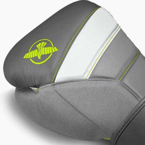 Mănuși de box Hayabusa T3 gri-galben T314G