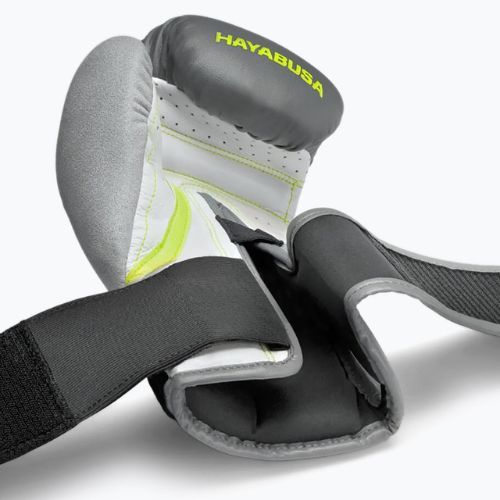 Mănuși de box Hayabusa T3 gri-galben T314G