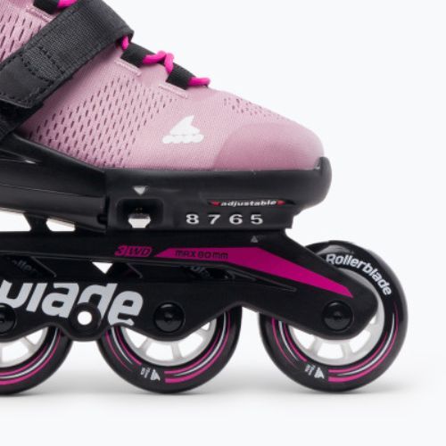 Rollerblade Microblade patine cu role pentru copii roz și alb 07221900 T93