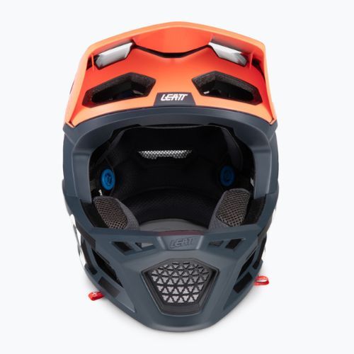 Cască de bicicletă Leatt MTB 4.0 Gravity V22 portocalie/neagră 1022070512