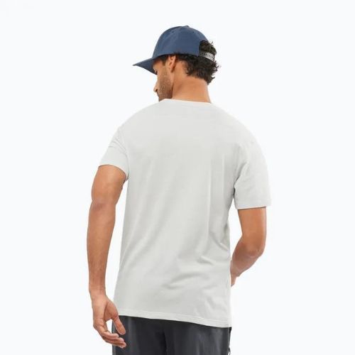 Salomon Essential Colorbloc tricou de trekking pentru bărbați alb LC1715800