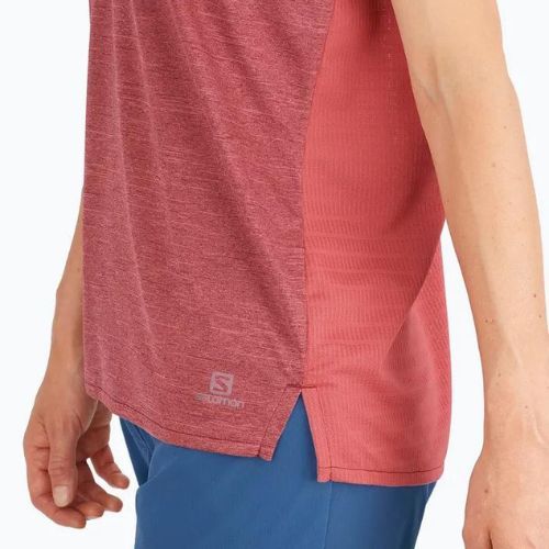 Salomon Outline Summer SS tricou de trekking pentru femei roșu LC1708900