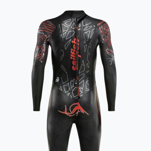 Bărbați sailfish Attack 7 triatlon costum de neopren negru