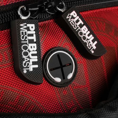 Rucsac pentru bărbați Pitbull West Coast Medium Convertible Logo red