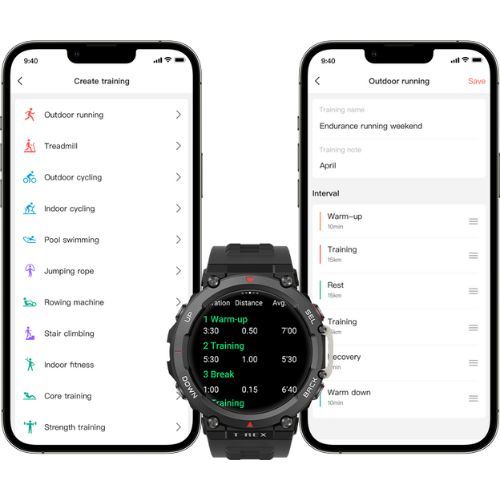Ceas Amazfit T-Rex 2 ember black A2170