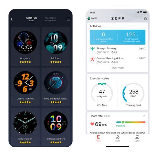 Ceas Amazfit T-Rex 2 astro black/gold A2170