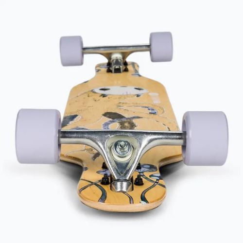 Fish Skateboards Octopus longboard bej LONG-OCT-SIL-PUR