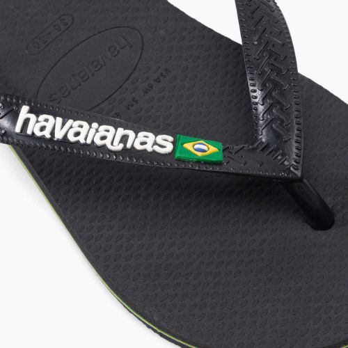 Havaianas Brasil Logo flip flop negru H4110850