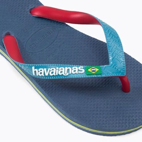 Papuci de baie Havaianas Brasil Mix albastru marin H4123206