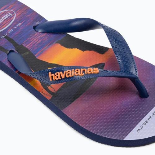 Șlapi de bărbați Havaianas Hype albastru marin H4127920