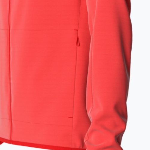 Tricou bărbătesc Salomon Outrack Full Zip Mid fleece sweatshirt portocaliu LC1711600