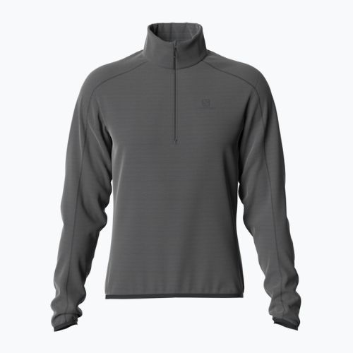 Bărbați Salomon Outrack HZ Mid fleece sweatshirt negru LC1369900