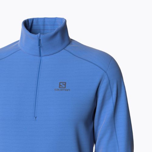 Tricou bărbătesc Salomon Outrack HZ Mid fleece albastru LC1711000