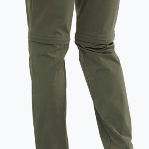 Pantaloni de trekking pentru bărbați Salomon Wayfarer Zip Off verde LC1741100