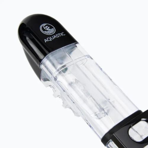 Set de snorkeling AQUASTIC Mască + Tub negru SMFK-01SC