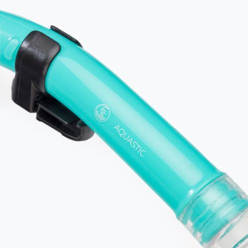 Set de snorkeling AQUASTIC Mască + Aripioare + Tub albastru MSFA-01SN