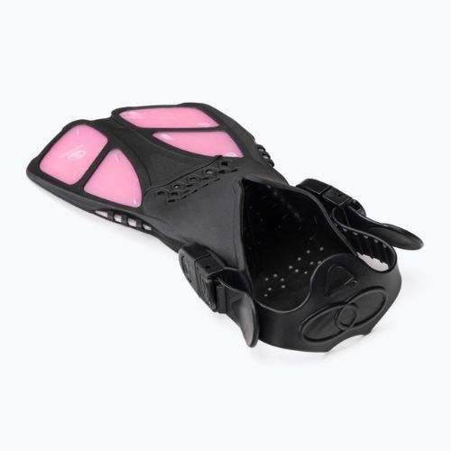 Set de snorkeling pentru copii AQUASTIC Mască + Aripioare + Tub roz MSFK-01SR