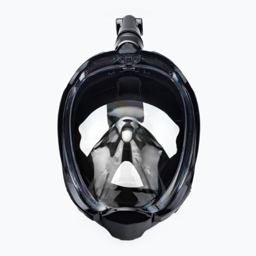Set de snorkeling AQUASTIC Mască Fullface + Aripioare negru SMFA-01SC