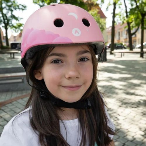 Cască de bicicletă pentru copii ATTABO K100 roz AH-K100