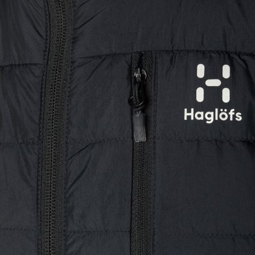 Jachetă pentru bărbați Haglöfs Micro Nordic Down Hood negru 605047