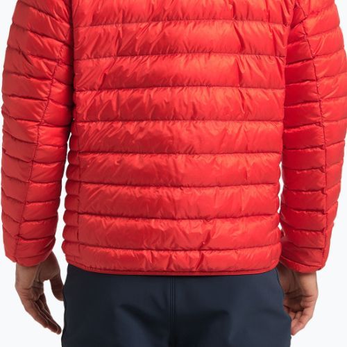 Jachetă din puf pentru bărbați Haglöfs Roc Down Hood roșu 604682