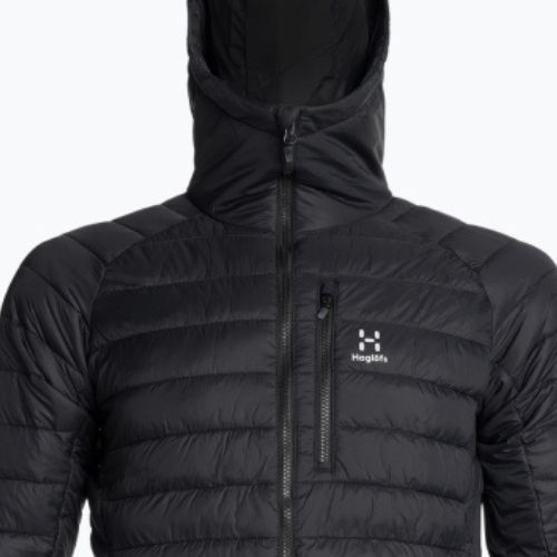 Jachetă bărbătească Haglöfs Spire Mimic Hood negru 604676