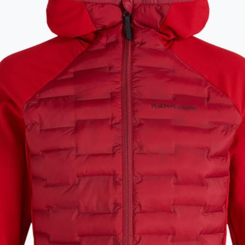 Jachetă cu glugă pentru bărbați Peak Performance Argon Hybrid Hood Red G77866120